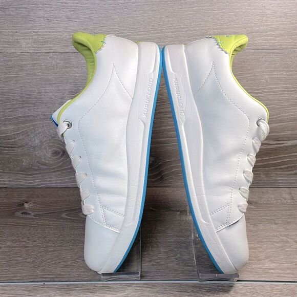 Kuru Roam Classic Court Women’s Sz 8.5M Bright White Pale Lime Comfort Sneakers - Picture 9 of 10